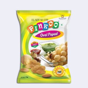 ফুসকা পিংকো ওভাল পাপড (Indian) 1kg
