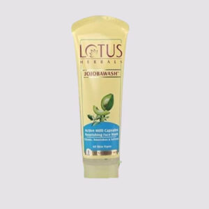 Lotus Herbals Jojobawash Active milli Capsules face wash 120gm