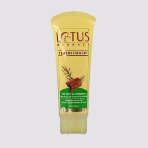 Lotus Herbals TeaTreewash Tea Tree & Cinnamon Anti Acno Oil Control face wash 120gm