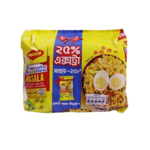 Maggii ম্যাগি  মসলা ইনস্ট্যান্ট নুডলস 4 pack +25% Ext