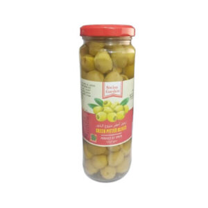 Swiss Garden Green Pitted olives 340gm