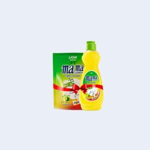 মামা ডিশ ওয়াশিং লিকুইড (Lemon) 400ml +100ml refil pack free