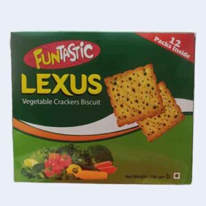 ফানটাস্টিক লেক্সাস ভেজিটেবল ক্র্যাকার্স বিস্কুট 216gm