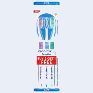 Sensodyne Sensitive Toothbrush Soft 3 Pack - Multiple Colors