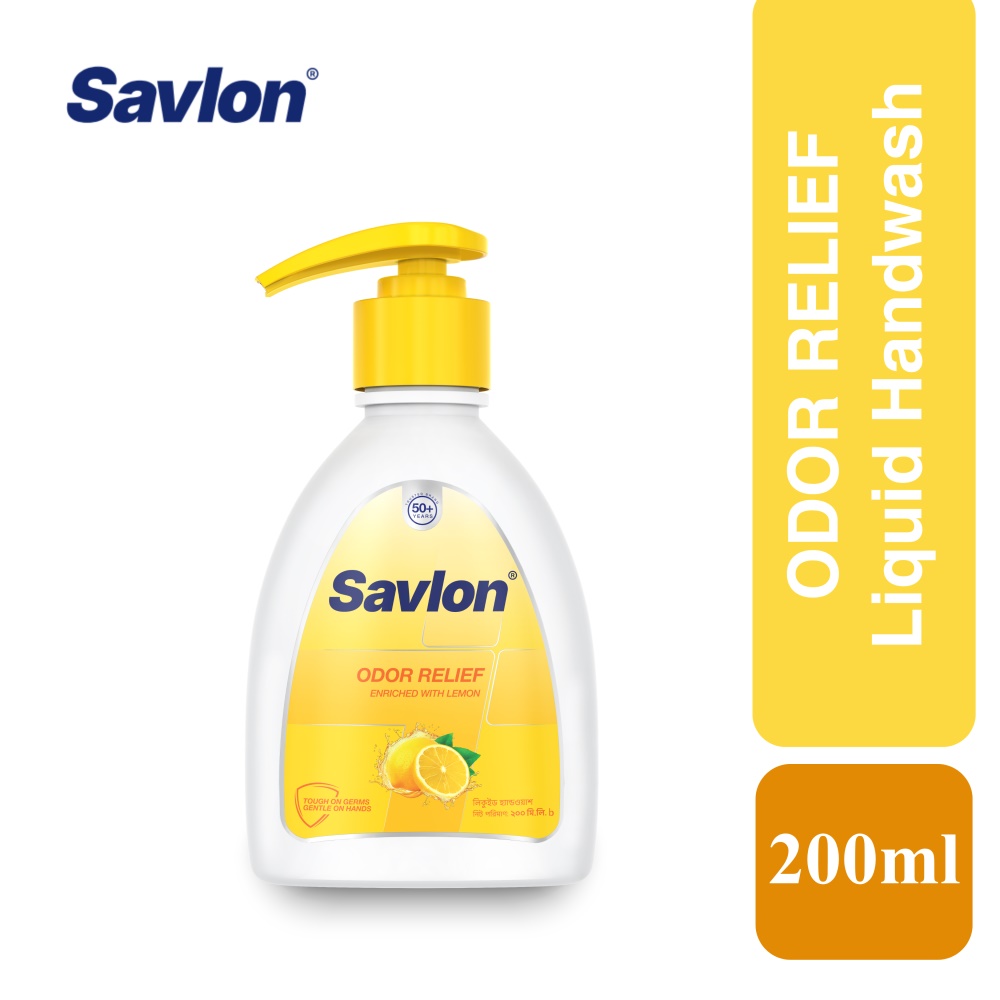 Savlon Odor Relief Liquid Hand Wash Pump 200ml